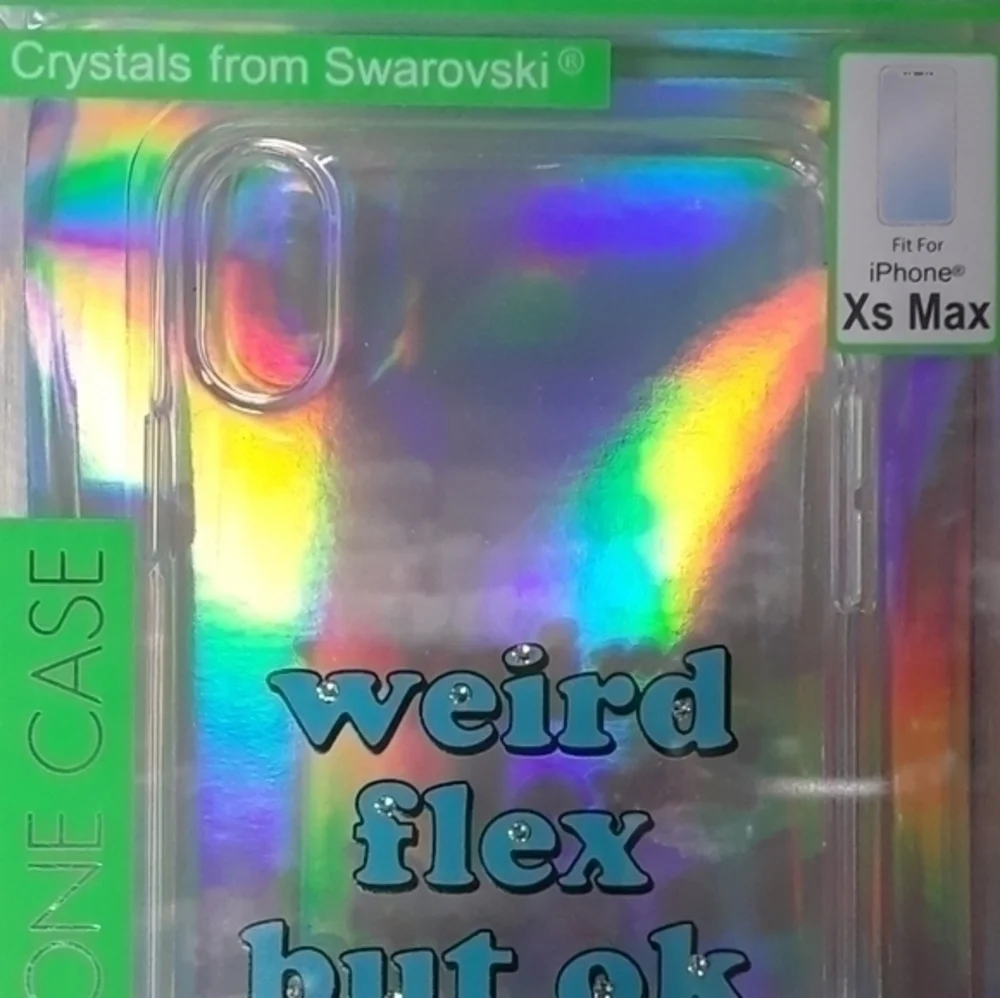 iPhone XS MAX Weird Flex But Ok Crystal Phone Case